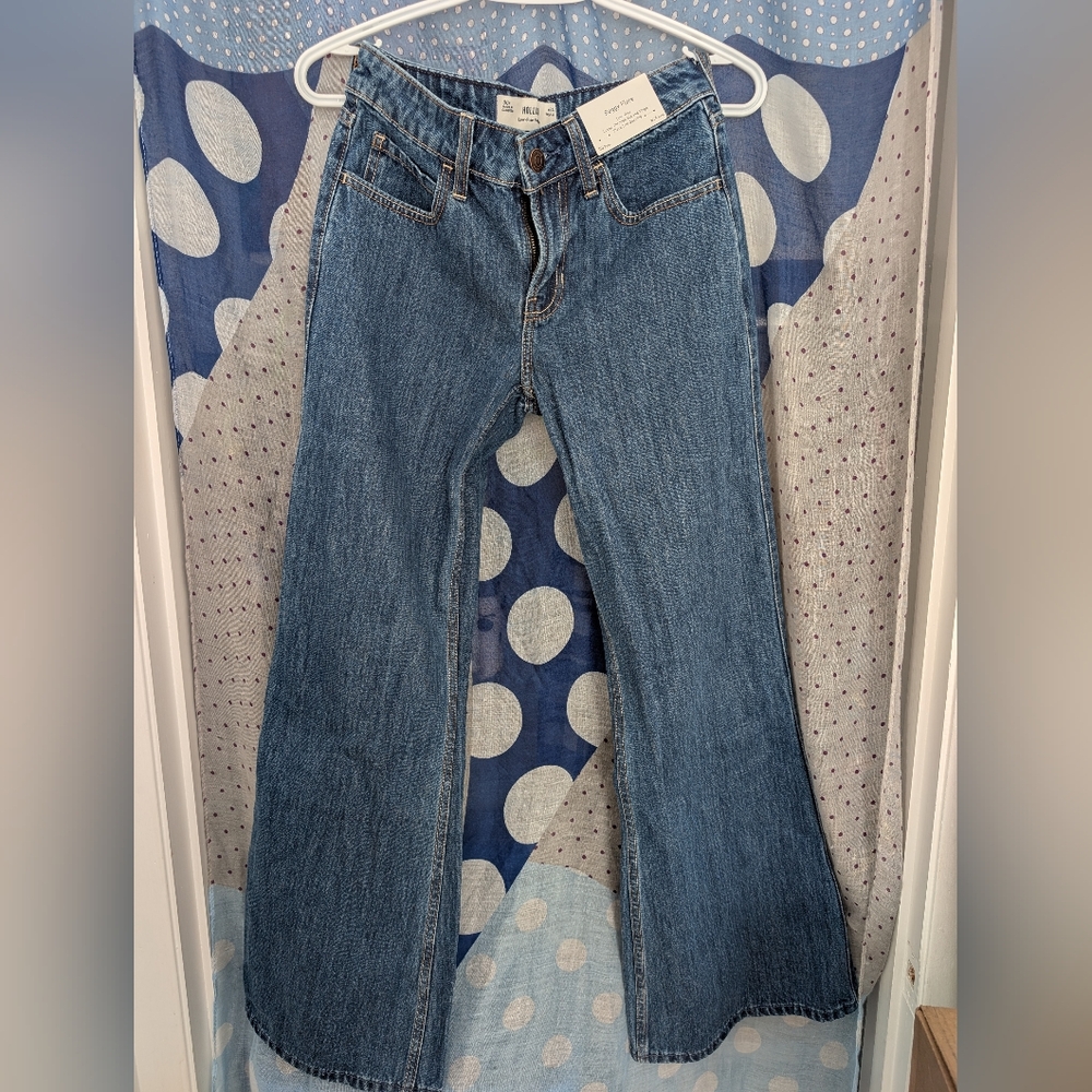 Hollister Low-Rise Baggy Flare Jeans